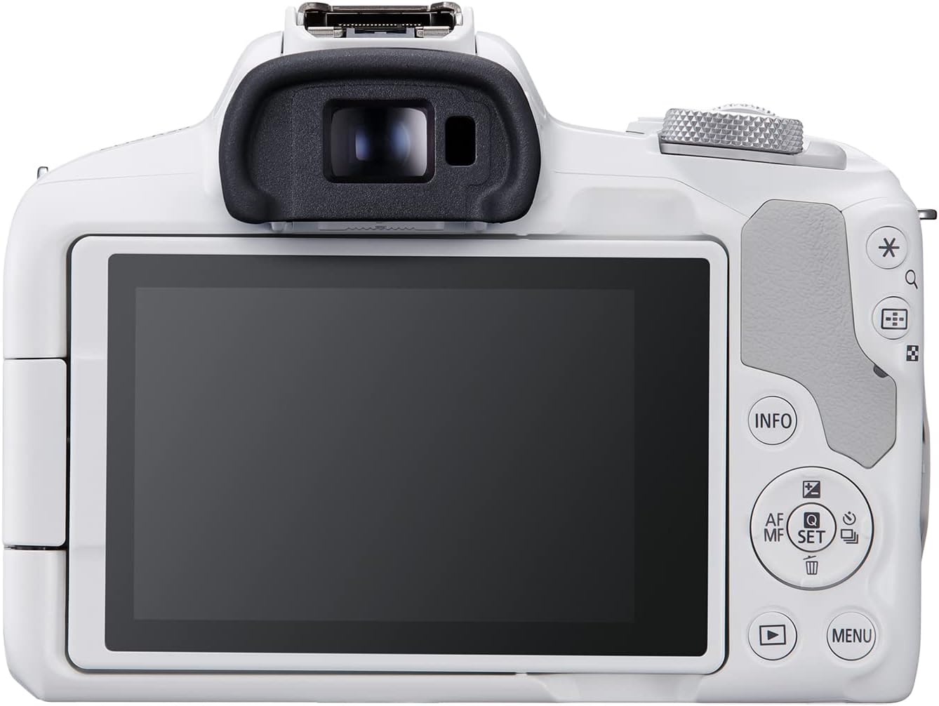 Canon EOS R50 Cámara de vlogging sin Espejo (Negro) con RF-S18-45mm F4.5-6.3 es Lente STM, 24.2 MP, Video 4K, detección y Seguimiento de Temas, Compacto, conexión de Smartphone, creador de Contenido