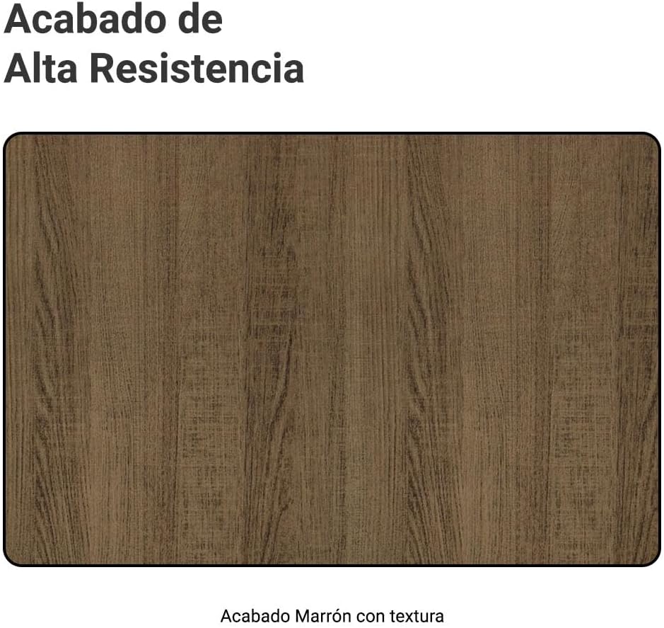 Madesa Ropero Closet con 2 Puertas Denver - Marrón