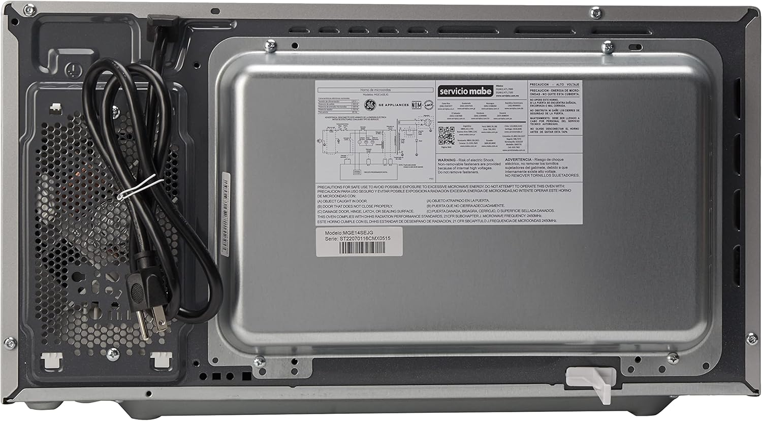 Ge Appliances-Horno De Microondas 1.4 Cu.ft. Espejo