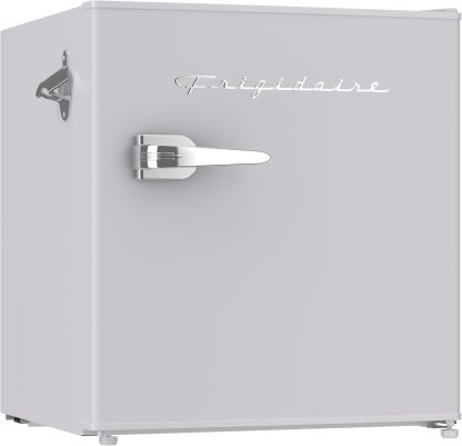 ❄️ Mini Refrigerador Retro Frigidaire EFR176 Rosa 1.6 Pies Cúbicos, Abridor de Botellas Incorporado, Ideal para Oficina, Dormitorio y Residencia Estudiantil