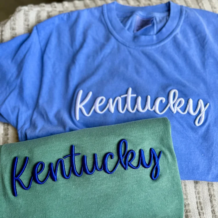 Custom 3D Puff Embroidery Sweatshirt