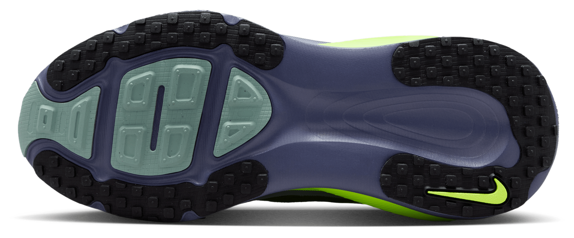 Nike Vomero 18 童款 - Seaweed/Volt/Sanded Purple - Image 5