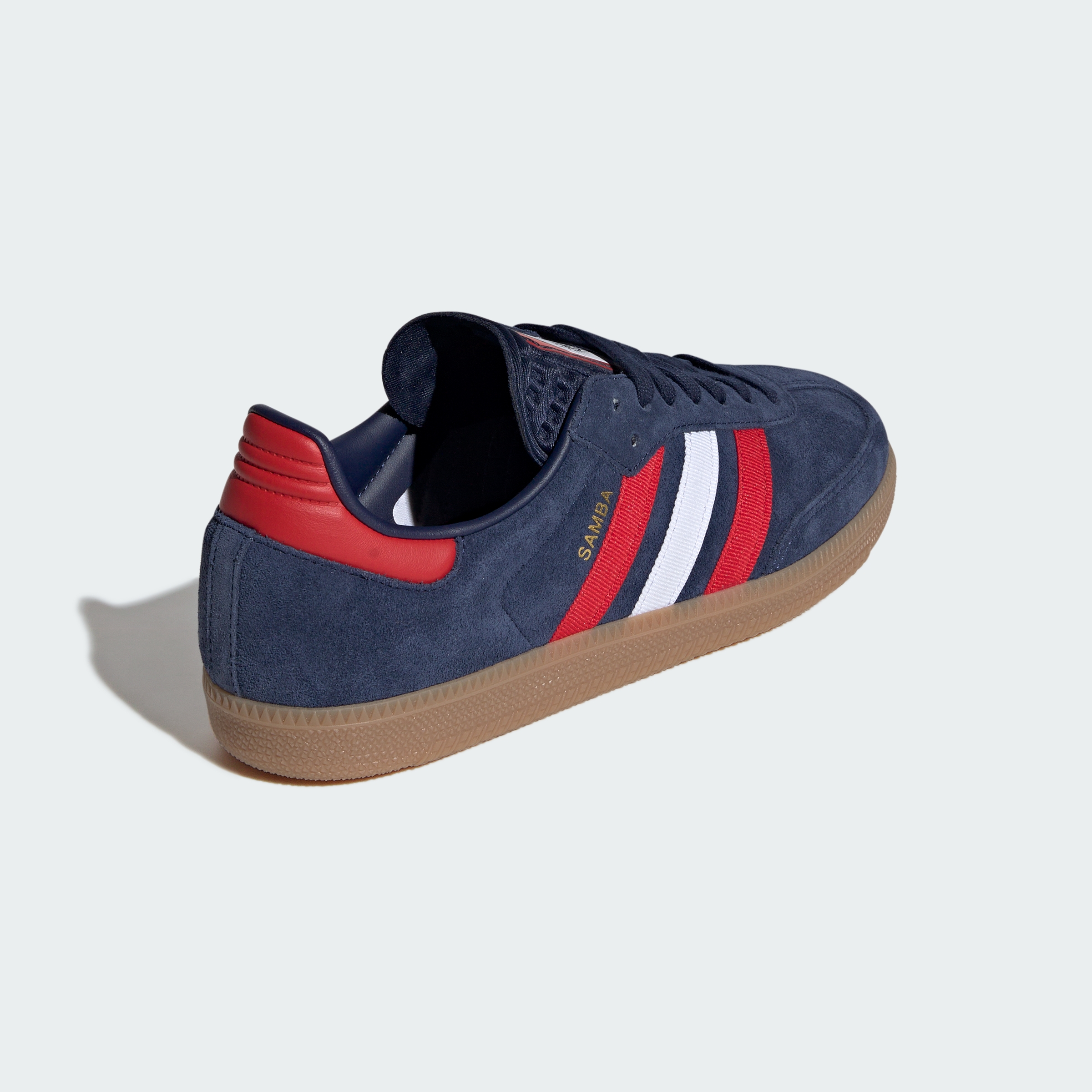 adidas Samba OG Shoes - Night Indigo / Better Scarlet / Cloud White - View 7