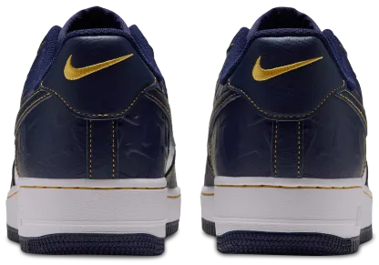 Nike Air Force 1 Low LE - Summit White/Yellow Ochre/Midnight Navy - Image 3