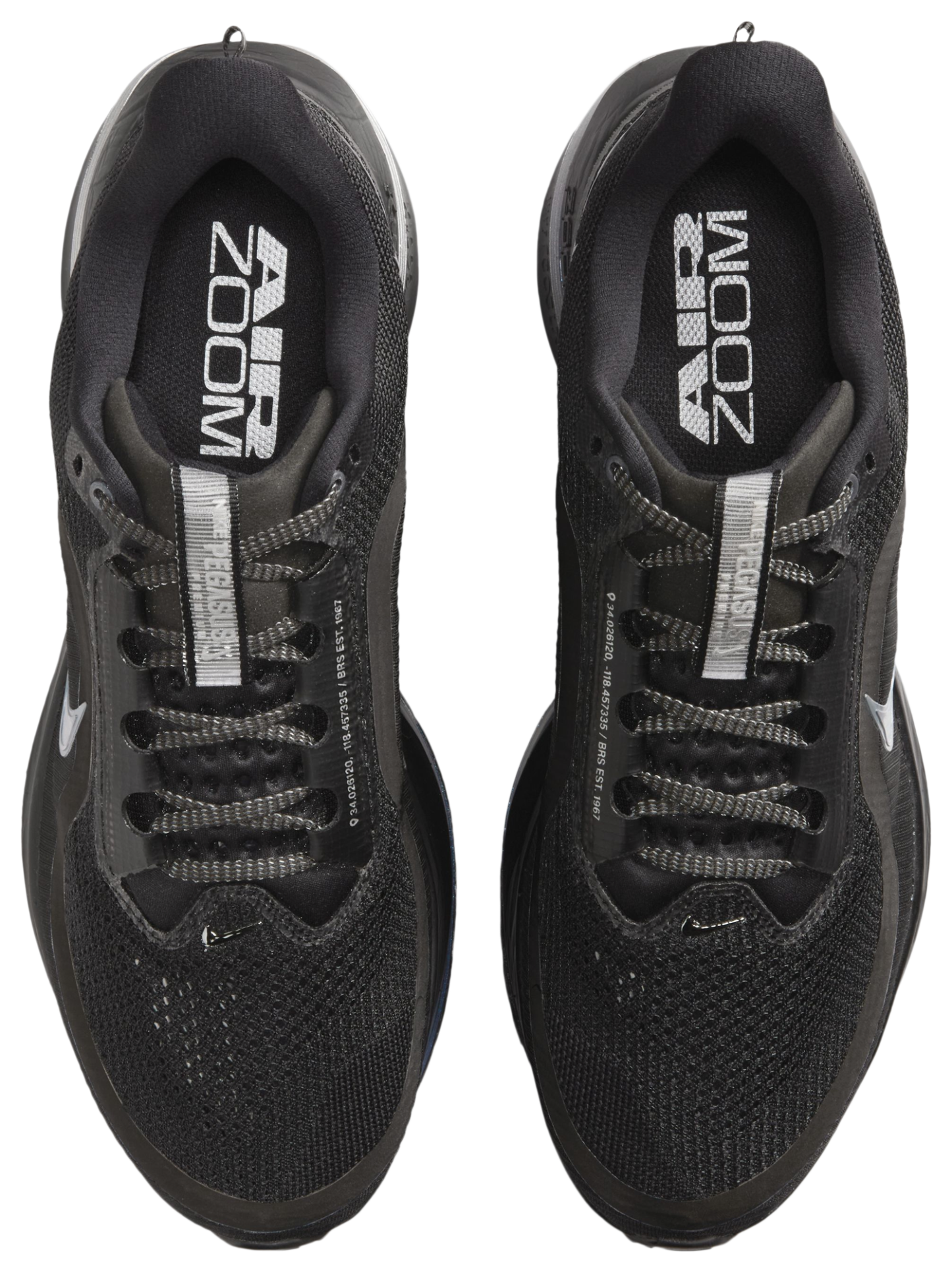 Nike Pegasus Premium - Black/Black/Metallic Silver - Image 4
