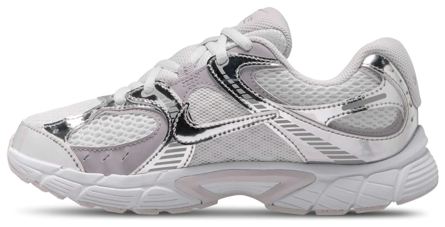 Nike V5 RNR Shine 童款 - White/Grey/Silver - Image 2