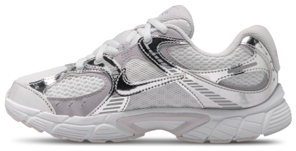 Nike V5 RNR Shine 童款 - White/Grey/Silver - Image 2