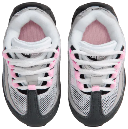 Nike Air Max 95 童款 - Pink Foam/Black/Medium Grey - Image 4