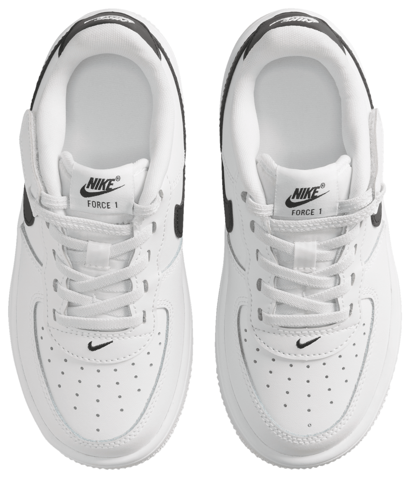 Nike Air Force 1 童款 - Black/White - Image 4