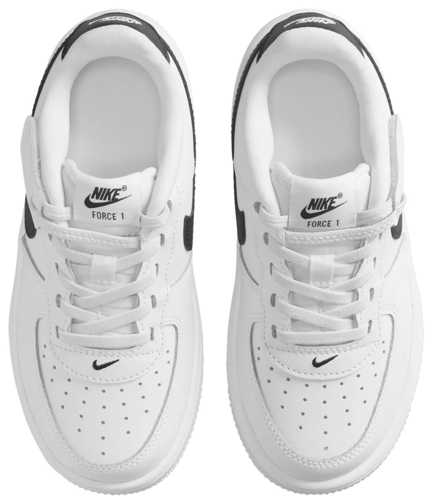 Nike Air Force 1 童款 - Black/White - Image 4