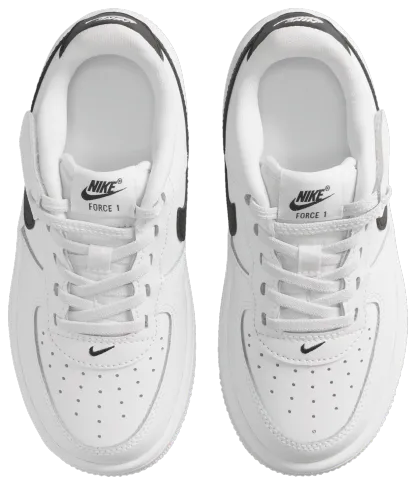 Nike Air Force 1 童款 - Black/White - Image 4