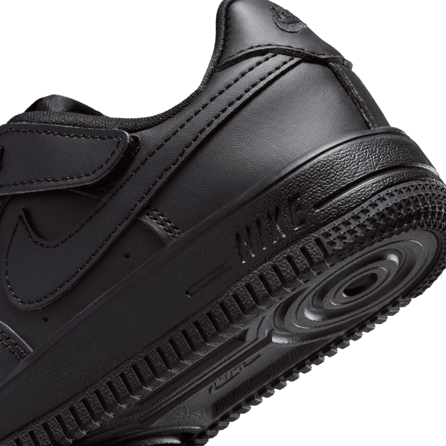 Nike Air Force 1 童款 - Black/Black - Image 8