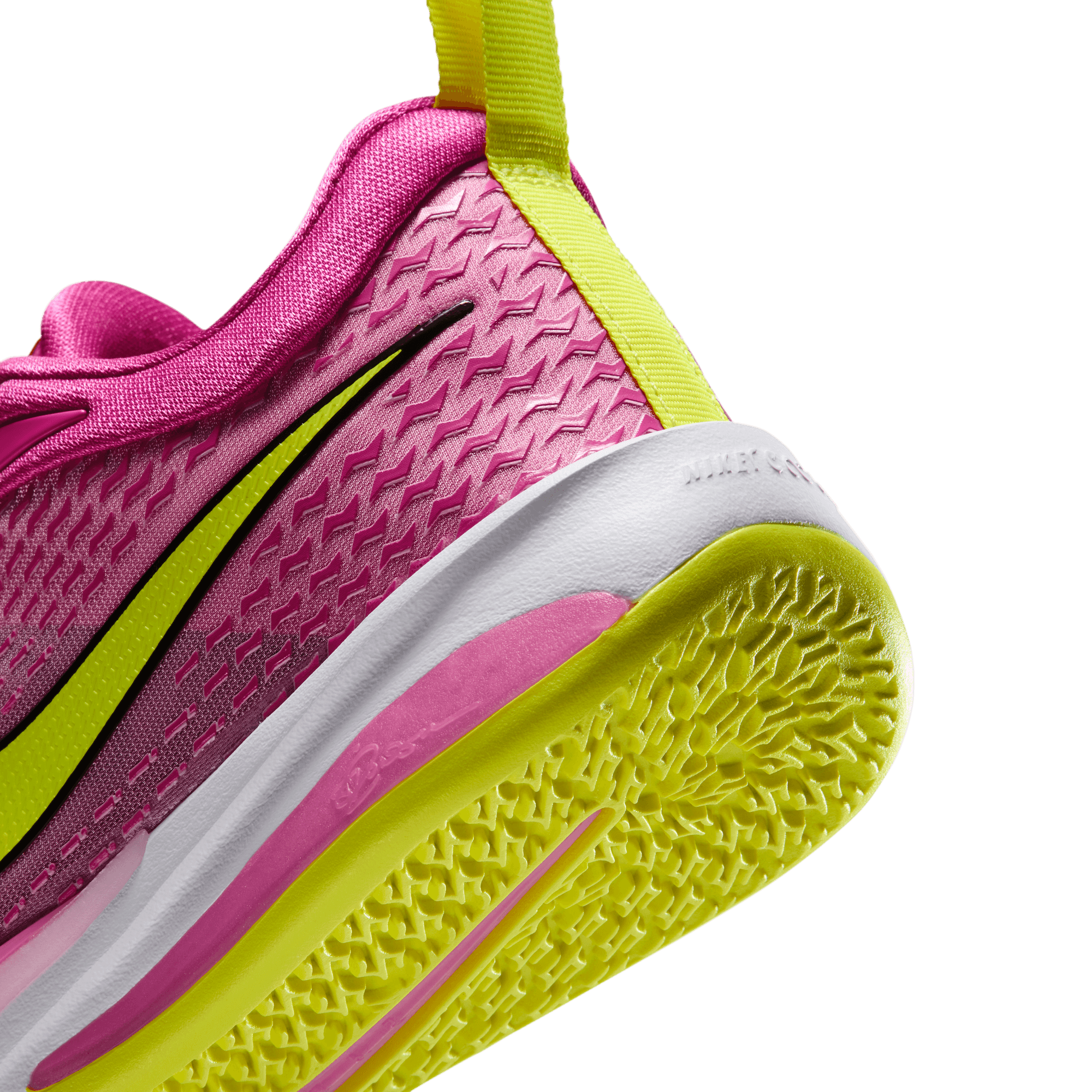 Nike Sabrina 4 童款 - Pink Rise/Lemon Venom/Desert Pink - Image 8