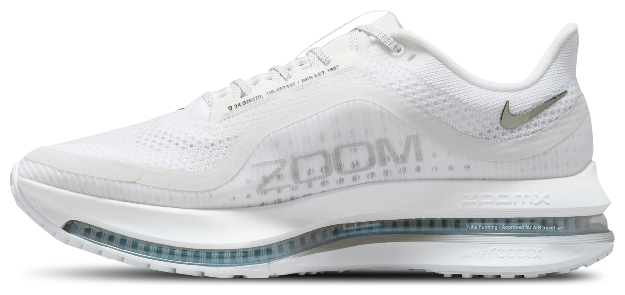 Nike Pegasus Premium - White/Metallic Silver/Silver - Image 2