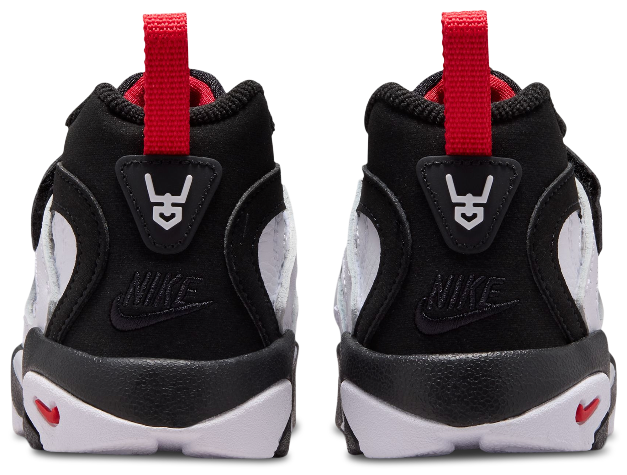 Nike Air Diamond Turf II 童款 - White/Gold/Black - Image 3
