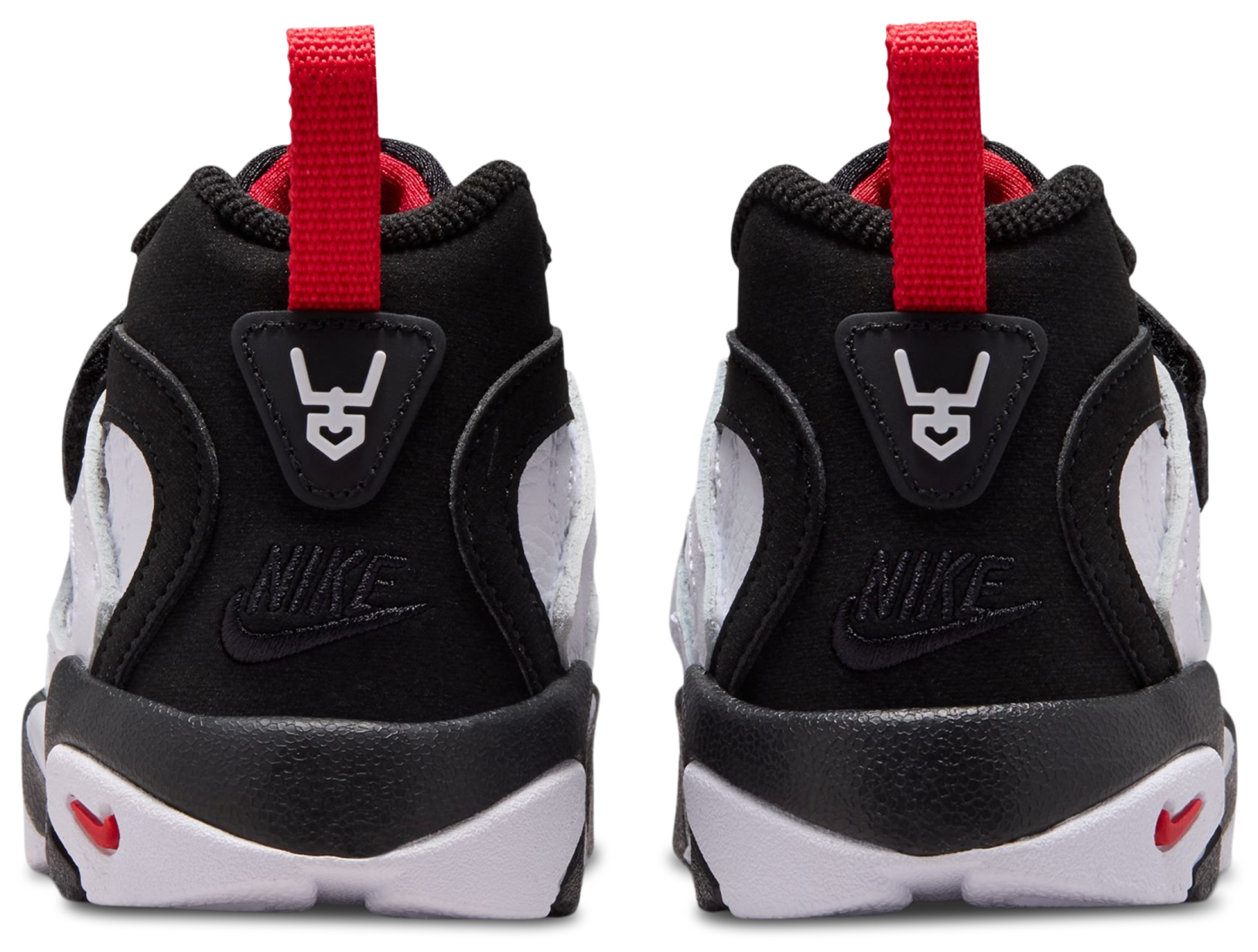 Nike Air Diamond Turf II 童款 - White/Gold/Black - Image 3