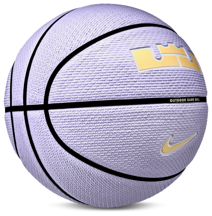 Nike Lebron Playground Basketball - Hydrangeas/Black/White - Image 3