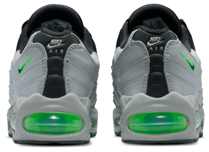 Nike Air Max 95 BB Leather 童款 - Light Smoke/Green Strike - Image 3
