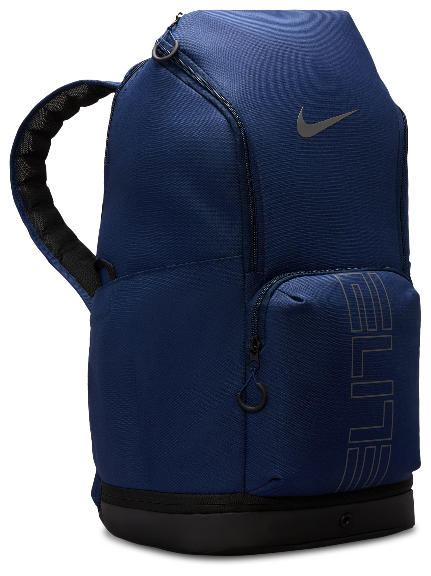 Nike Varsity Elite Backpack - Midnight Navy/Iron Grey/Black - Image 3