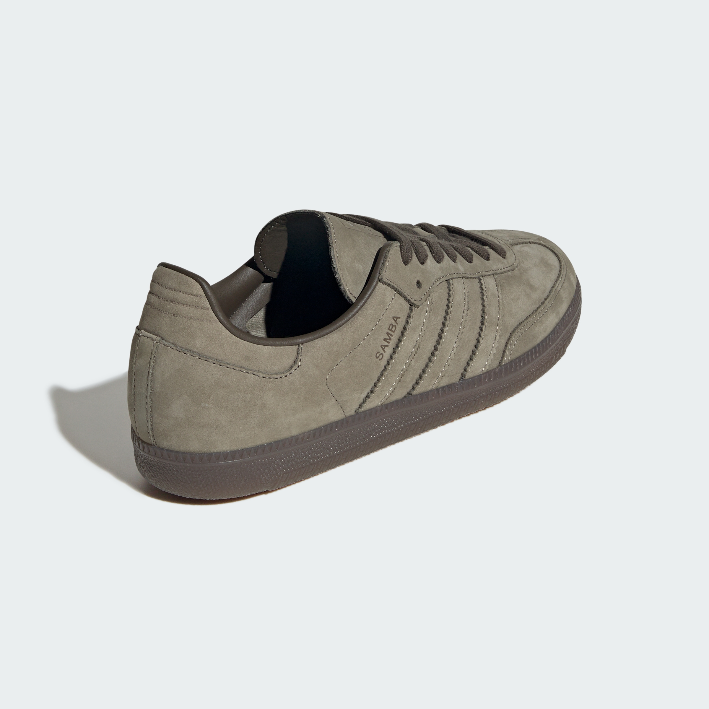 adidas SAMBA OG SHOES - Clay / Shadow Olive / Gum - View 7