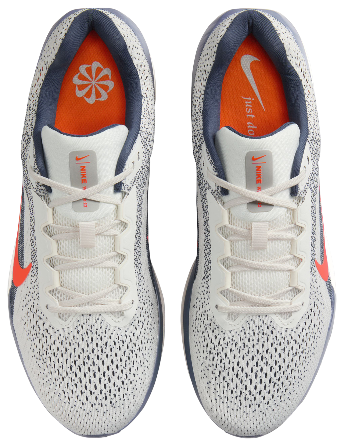 Nike Air Winflow 11 - Sail/Total Orange/Thunder Blue - Image 4
