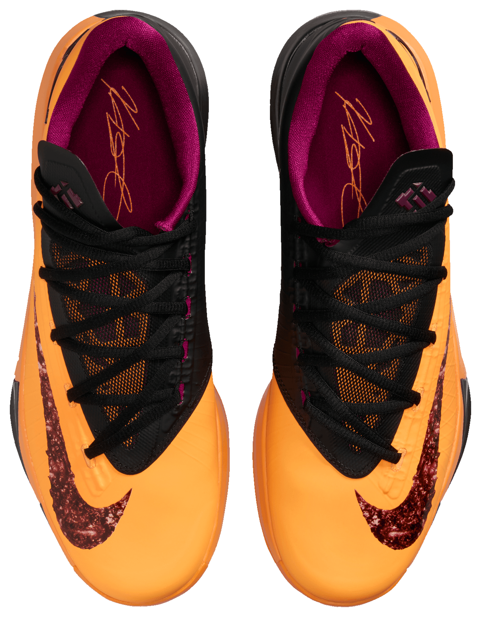 Nike KD VI - Laser Orange/Raspberry Red/Black - Image 4