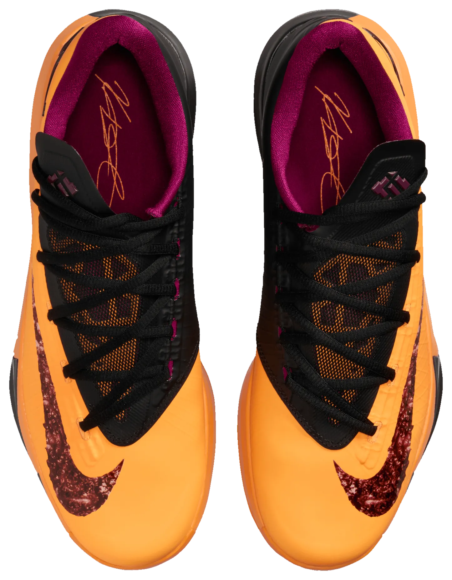 Nike KD VI - Laser Orange/Raspberry Red/Black - Image 4