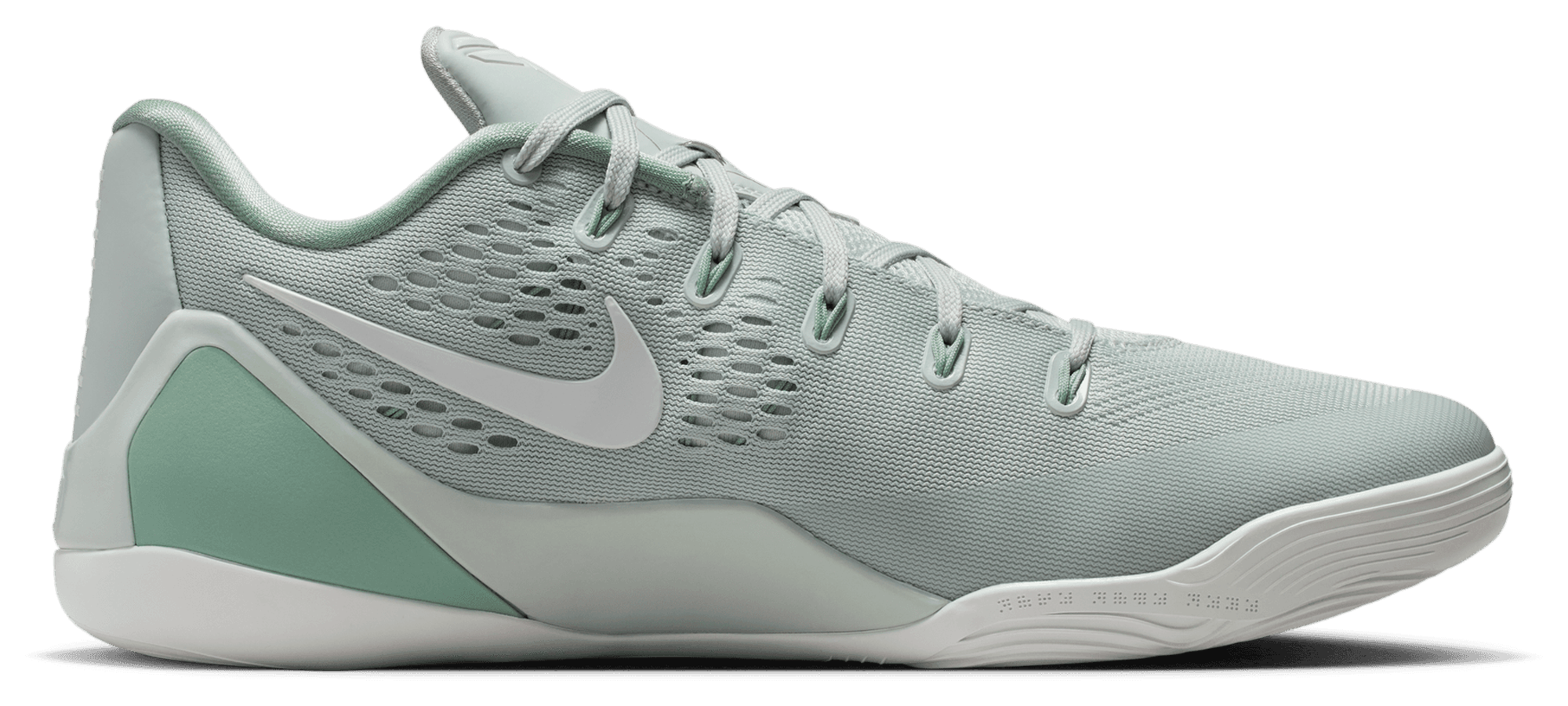 Nike Kobe 9 Elite Low EM - Light Silver/Steam/Summit White - Image 1
