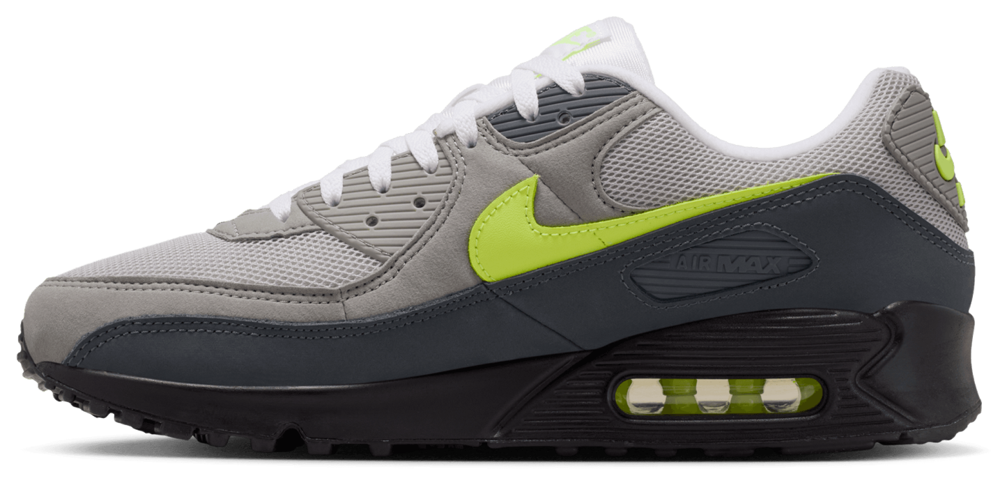Nike Air Max 90 Prm Reflect - Neon Yellow/Anthracite/Black - Image 2