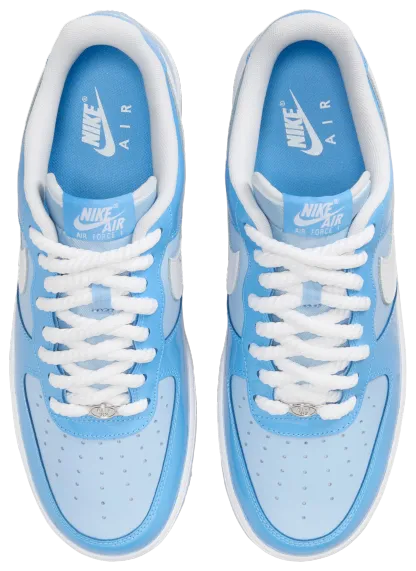 Nike Air Force 1 '07 LV8 Edge - Psychic Blue/White/University Blue - Image 4