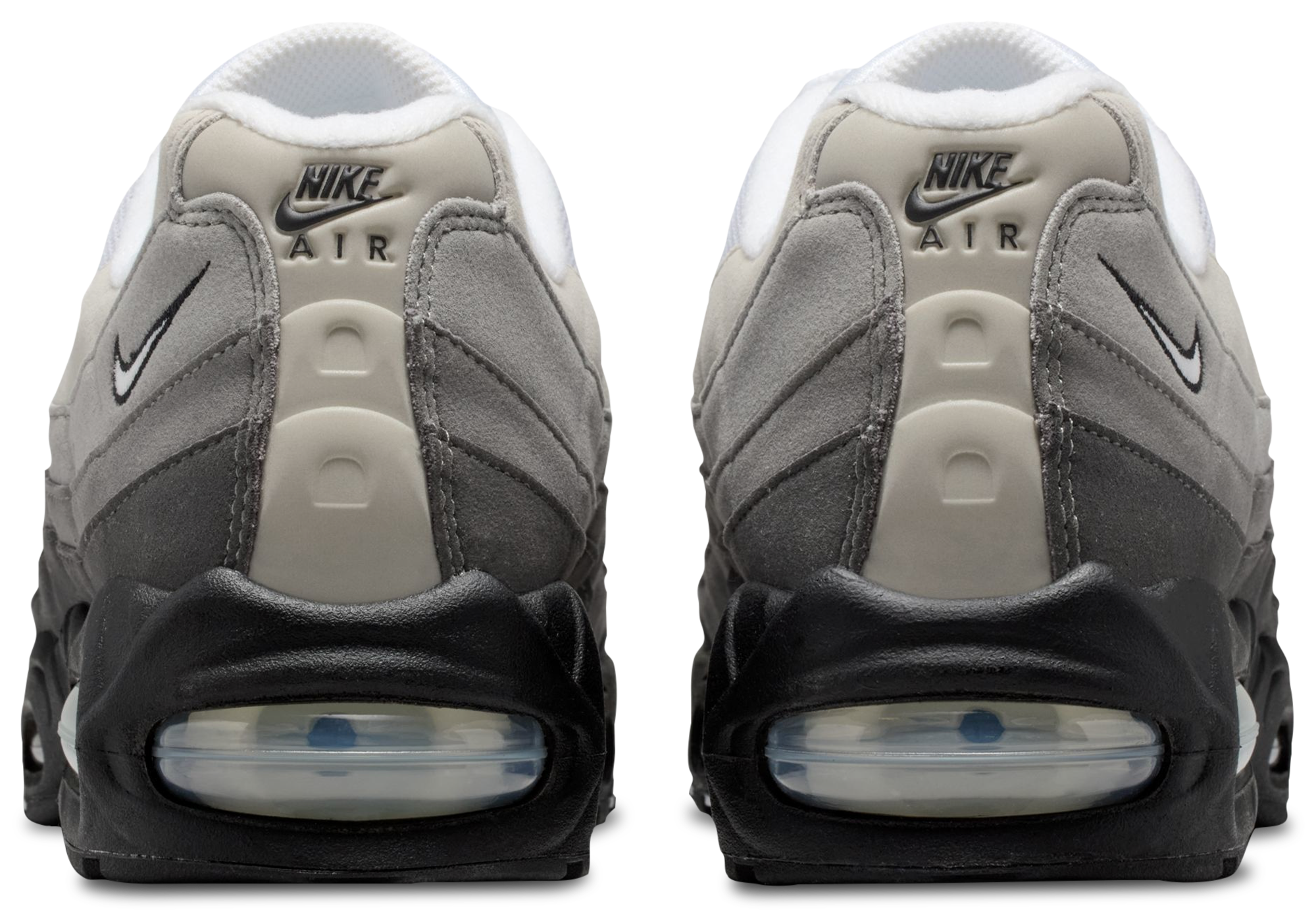 Nike Air Max 95 - Men's - Black/White/Med Ash Gray - Image 3
