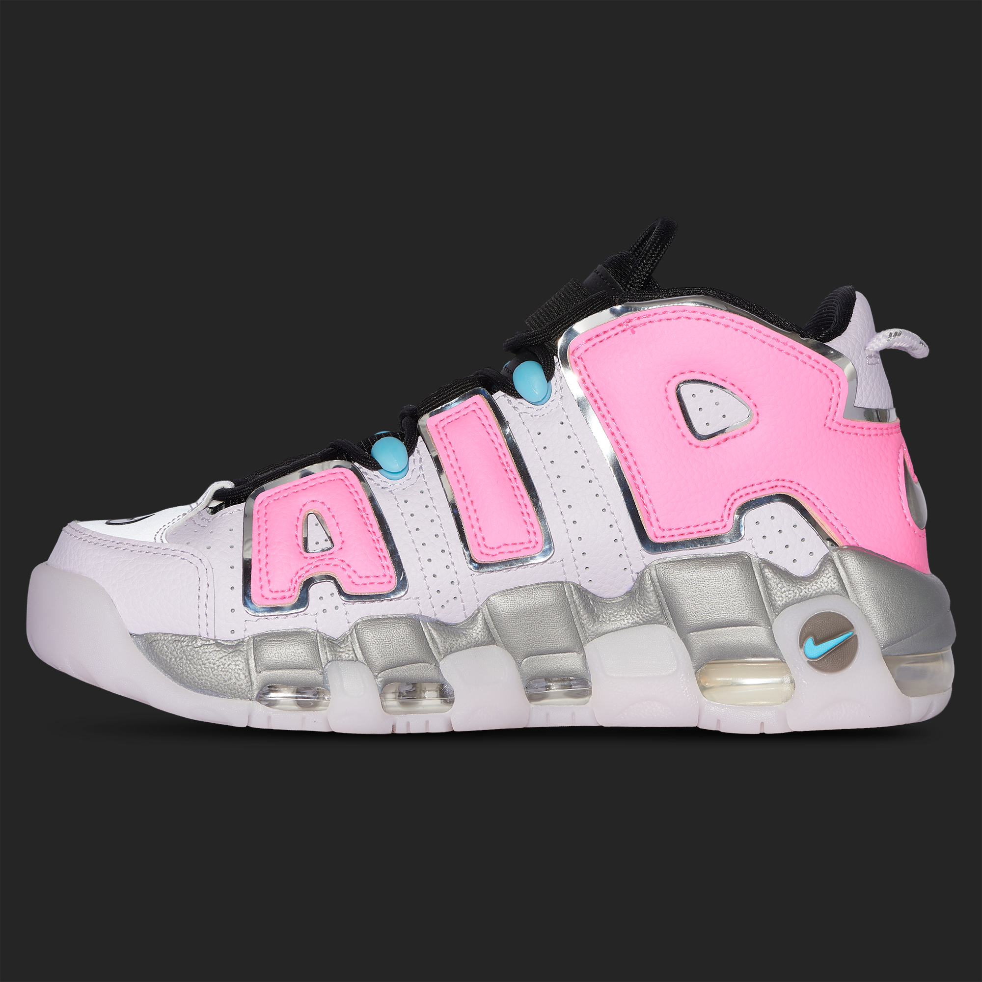 Nike Air More Uptempo - Pink/Silver - Image 7