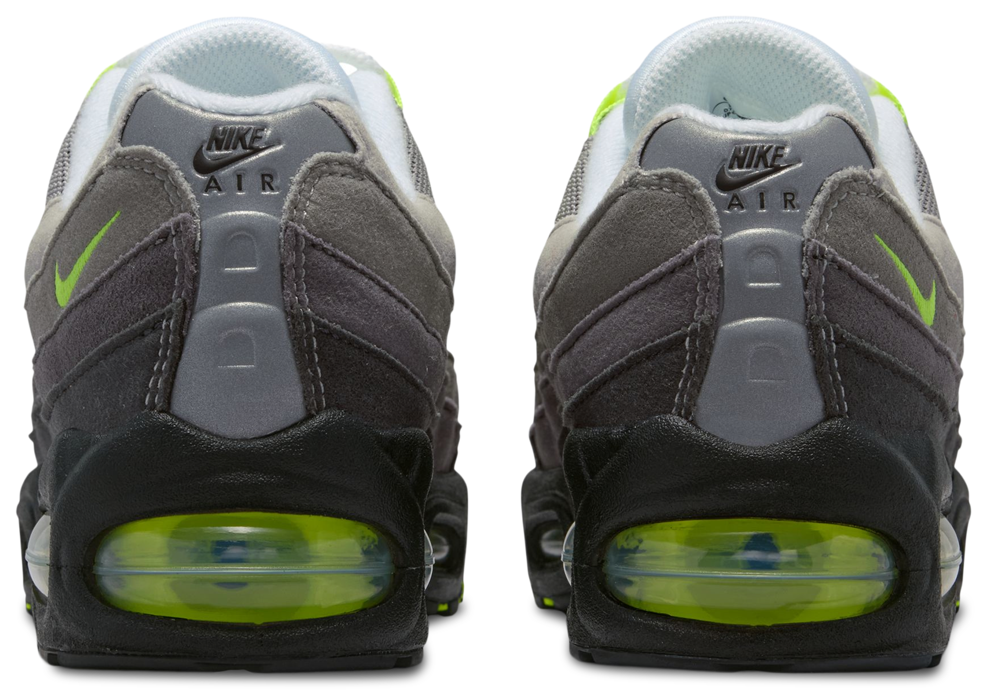 Nike Air Max 95 童款 - Black/Neon Yellow/Anthracite - Image 3