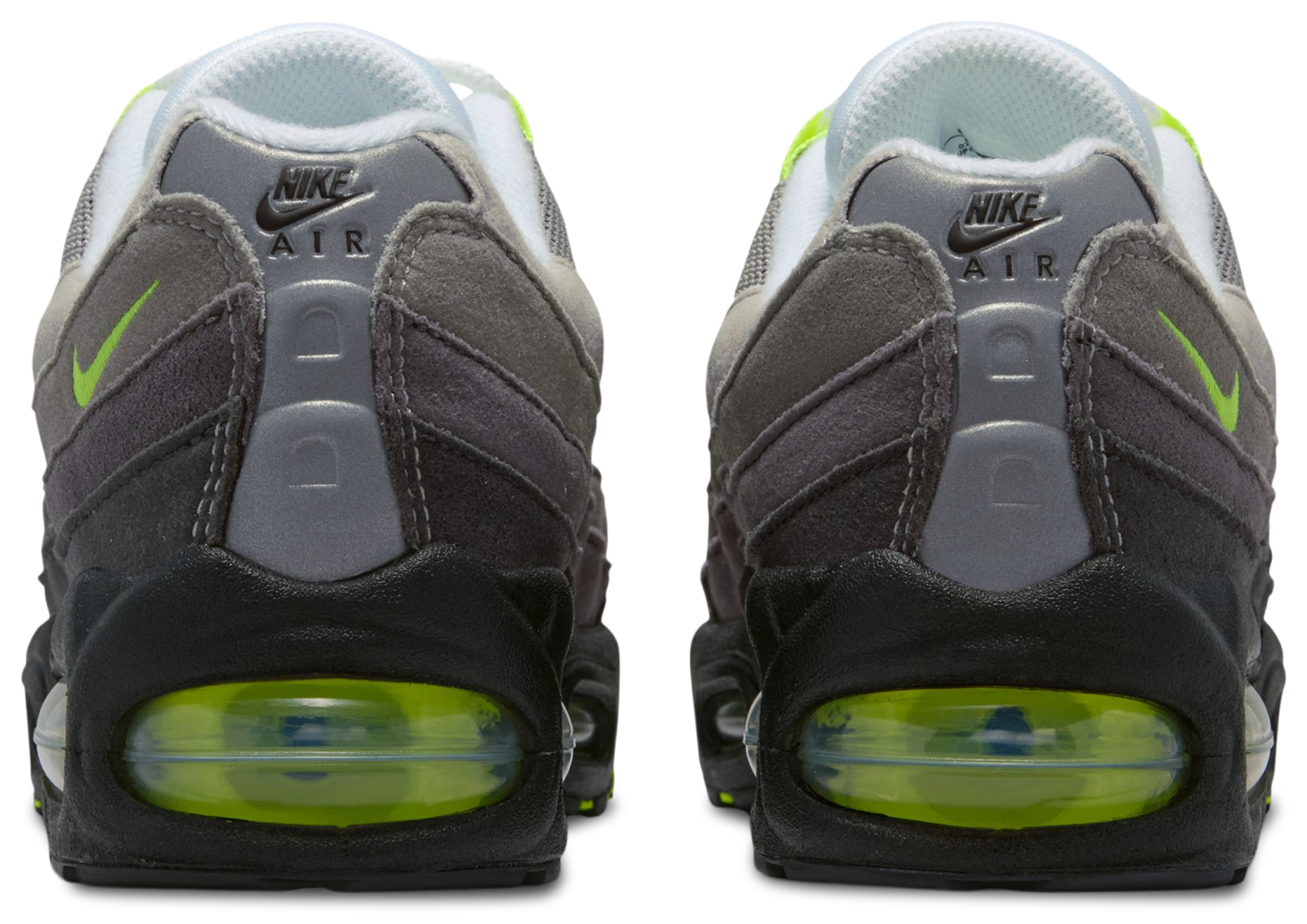 Nike Air Max 95 童款 - Black/Neon Yellow/Anthracite - Image 3