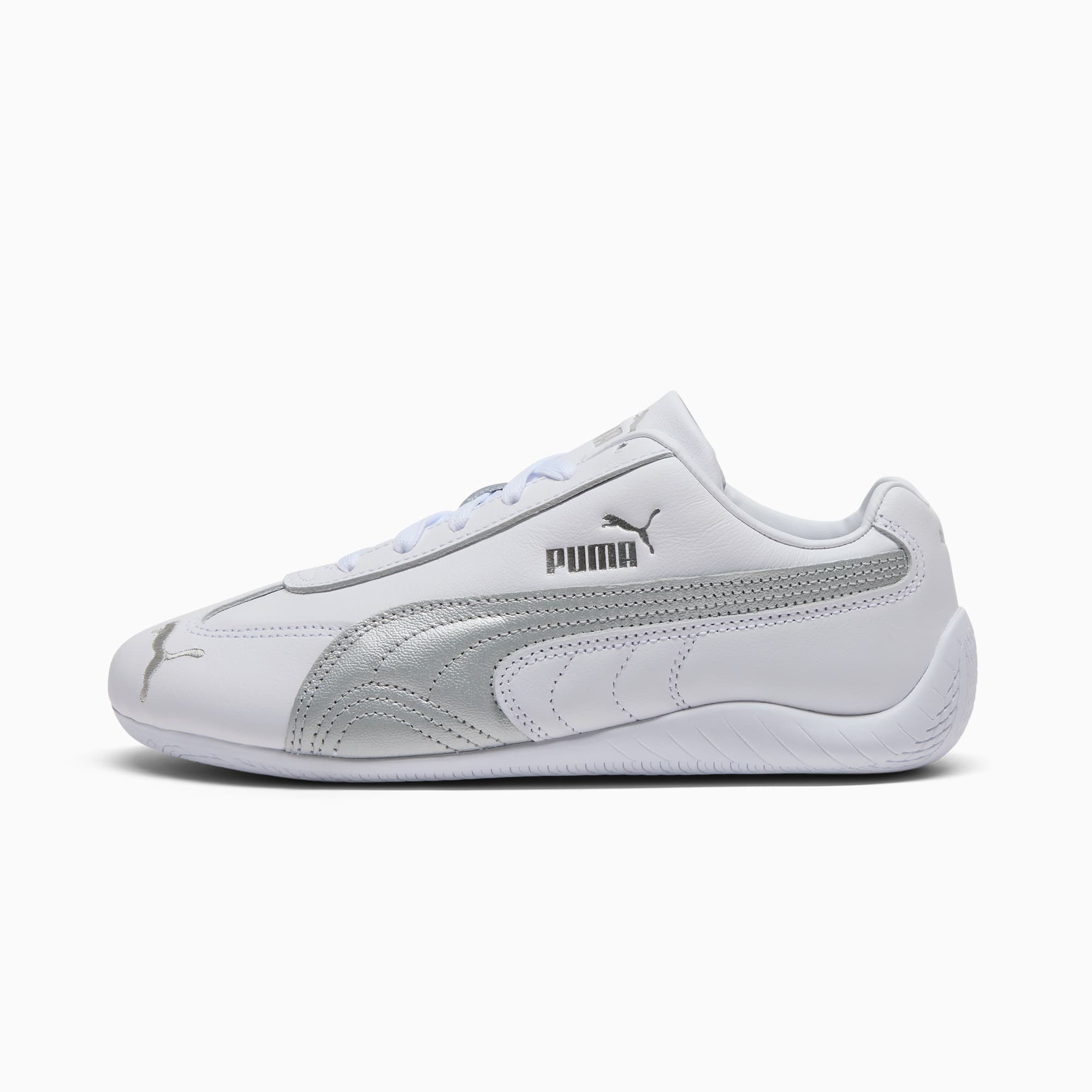 Speedcat Leather Women's Sneakers - PUMA White-PUMA Silver - 1