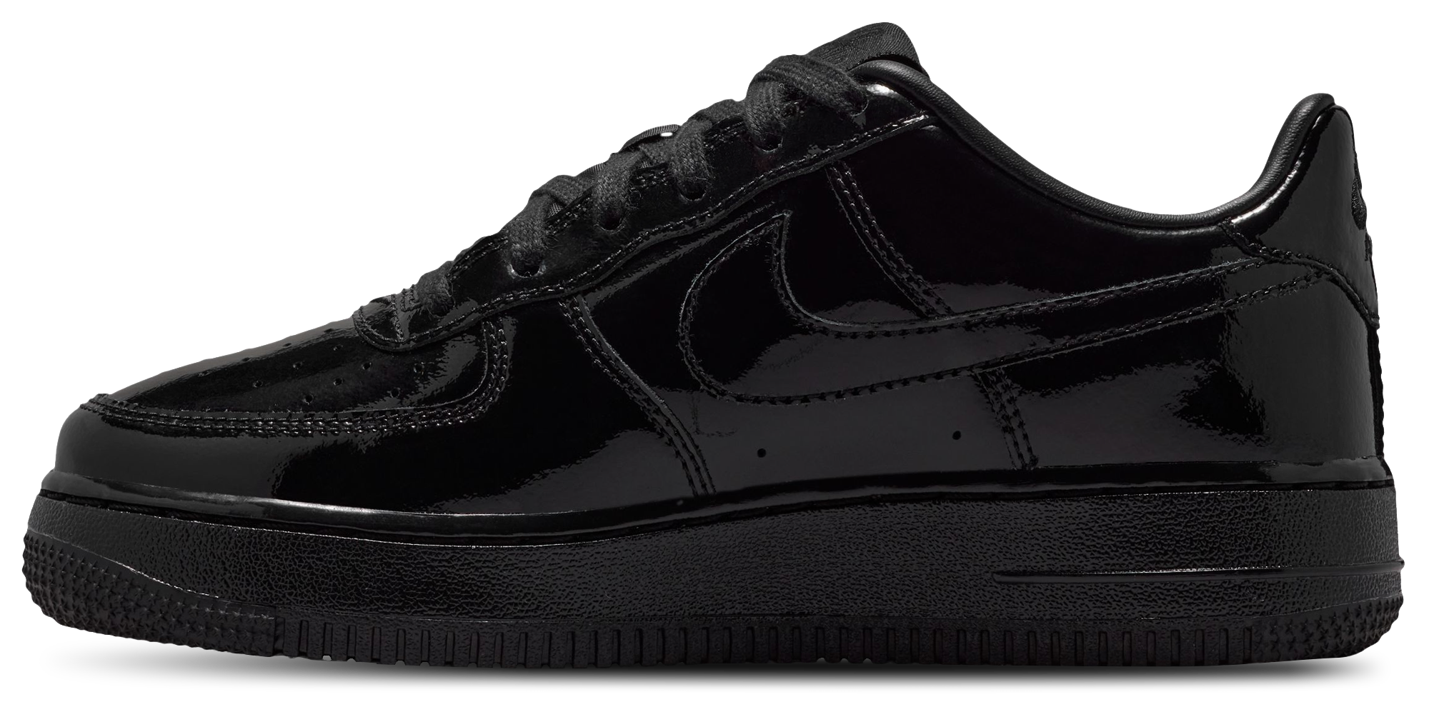 Nike Air Force 1 童款 - Black/Black - Image 2