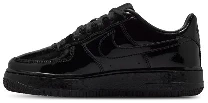 Nike Air Force 1 童款 - Black/Black - Image 2