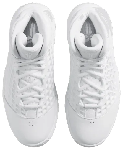 Nike Kobe 3 High Halo 童款 - White/White/White - Image 4