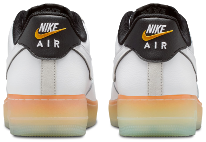 Nike Air Force 1 '07 - Men's - Black/White/Orange Peel - Image 3