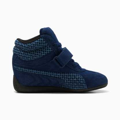 Speedcat Wedge Women's Sneakers - PUMA Black-Snow Mountain Blue - 5