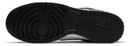 Nike Dunk Low Retro - White/White/Black - Image 5
