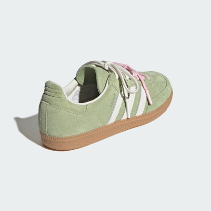adidas SAMBA MATCHA Shoes - Magic Lime / Off White / Gum - View 8
