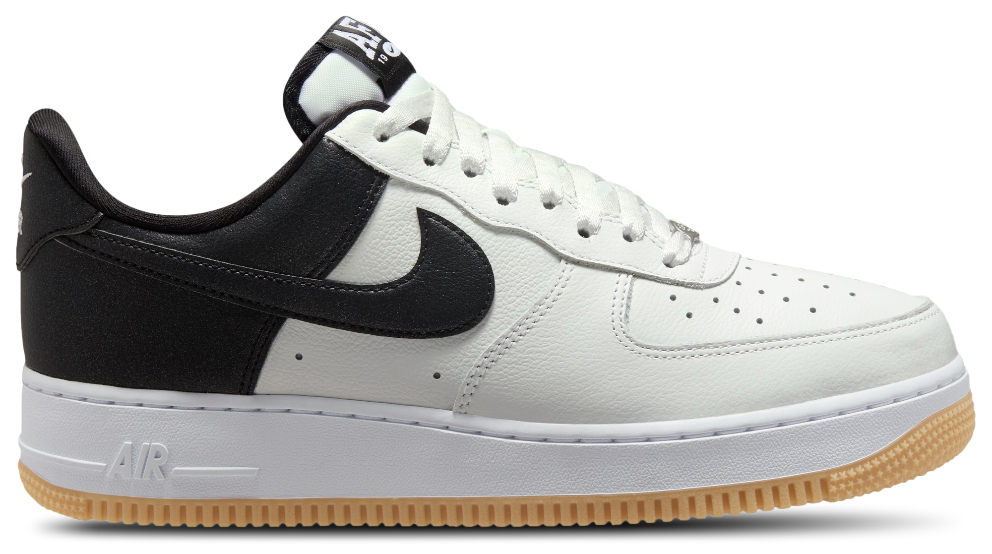 Nike Air Force 1 '07 LV8 - Summit White/Black/Metallic Silver - Image 1