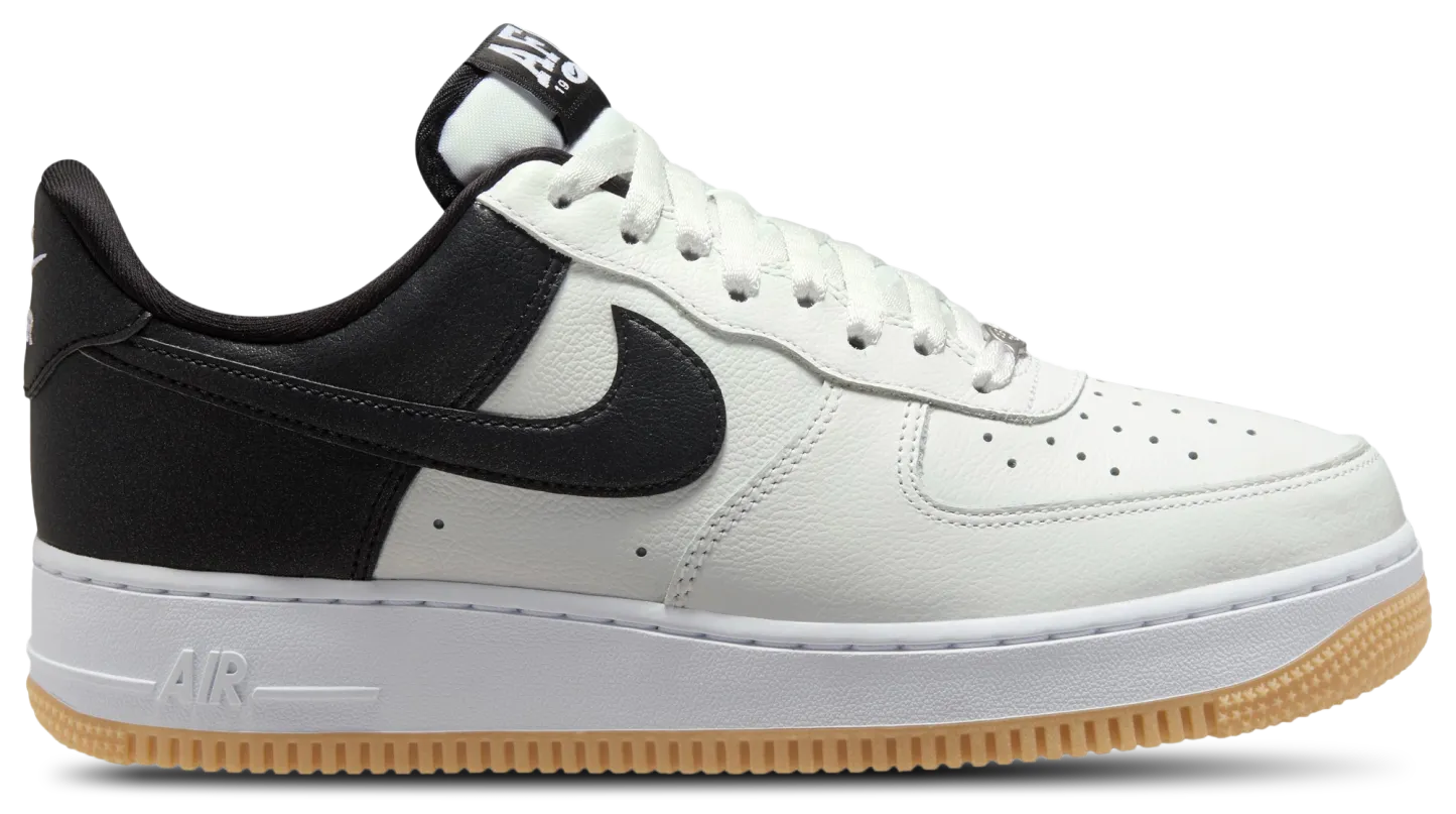 Nike Air Force 1 '07 LV8 - Summit White/Black/Metallic Silver - Image 1
