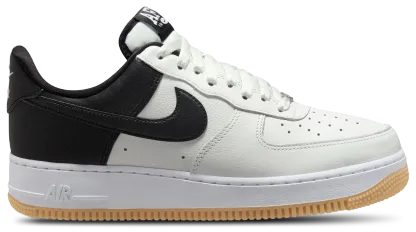 Nike Air Force 1 '07 LV8 - Summit White/Black/Metallic Silver - Image 1