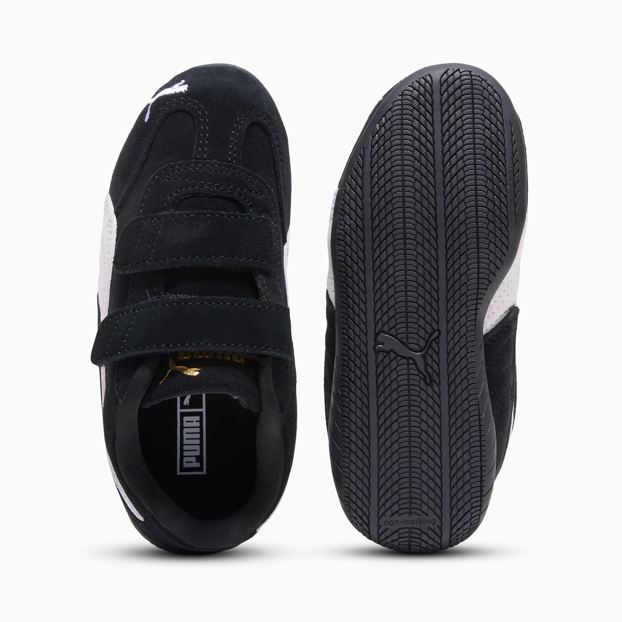 Speedcat OG Little Kids' Easy On Sneakers - PUMA Black-PUMA White - 4