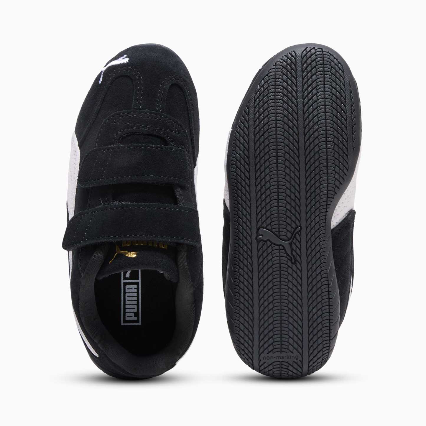 Speedcat OG Little Kids' Easy On Sneakers - PUMA Black-PUMA White - 4