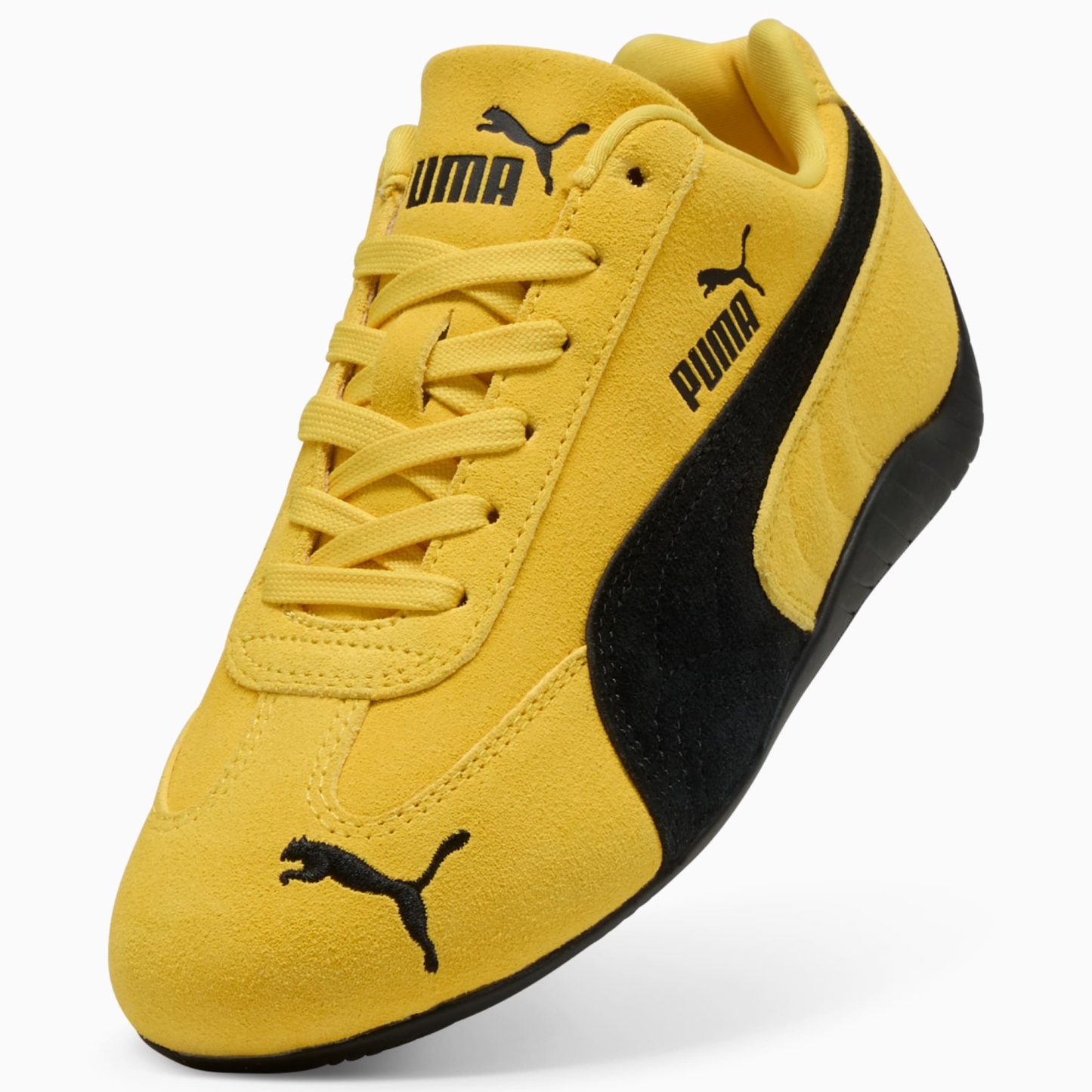 Speedcat OG Big Kids' Sneakers - Pelé Yellow-PUMA Black - 8