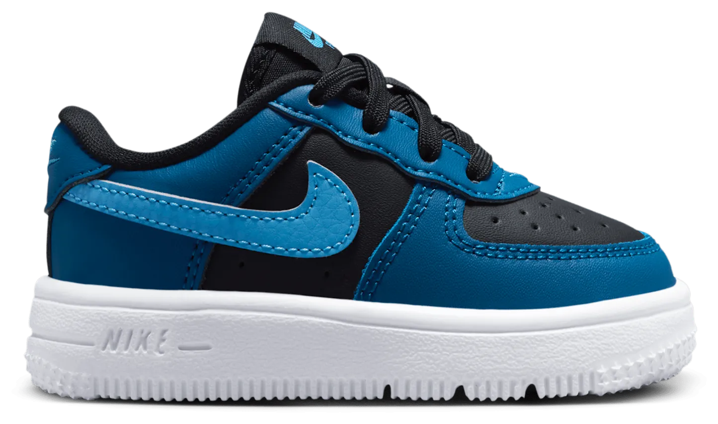 Nike Air Force 1 Low Lace 童款 - Dutch Blue/Court Blue/Black - Image 1