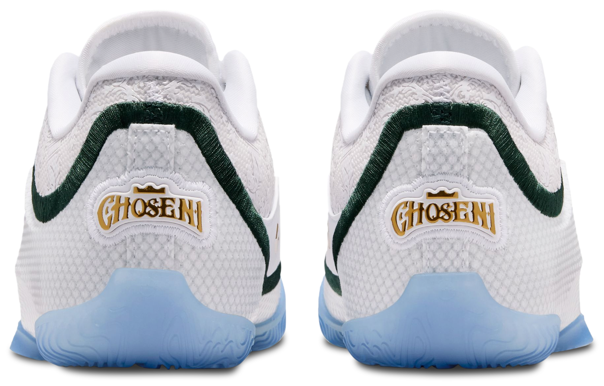 Nike LeBron XXIII 童款 - White/Stadium Green/Smoke Grey - Image 3